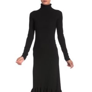 Go Couture Long Sleeve Turtleneck Maxi Dress